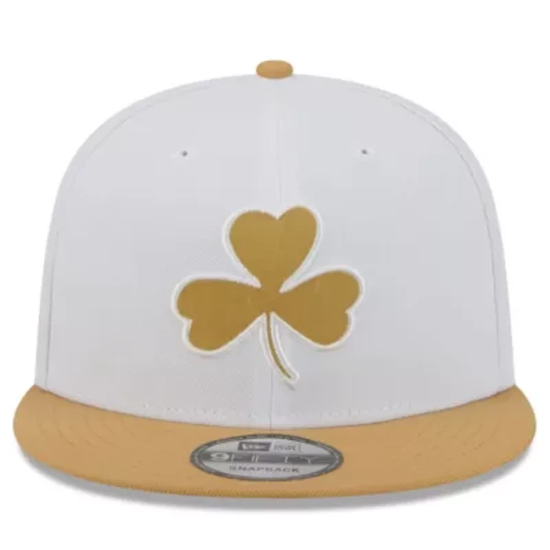 NBA White/Gold Boston Celtics 2025/26 City Edition 9FIFTY Snapback Hat