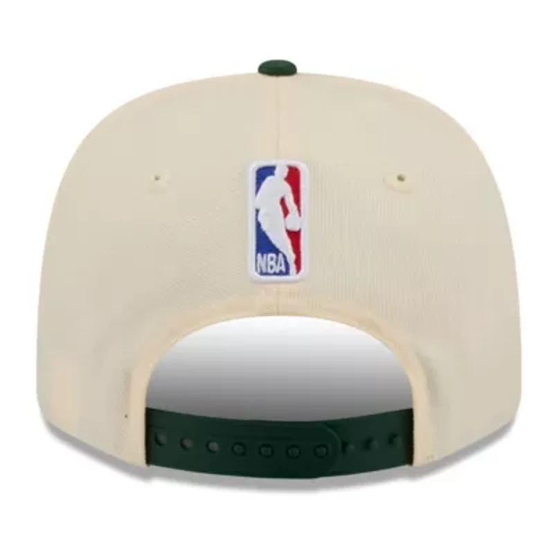 NBA Cream/Hunter Milwaukee Bucks 2025/26 City Edition 9SEVENTY Adjustable Hat