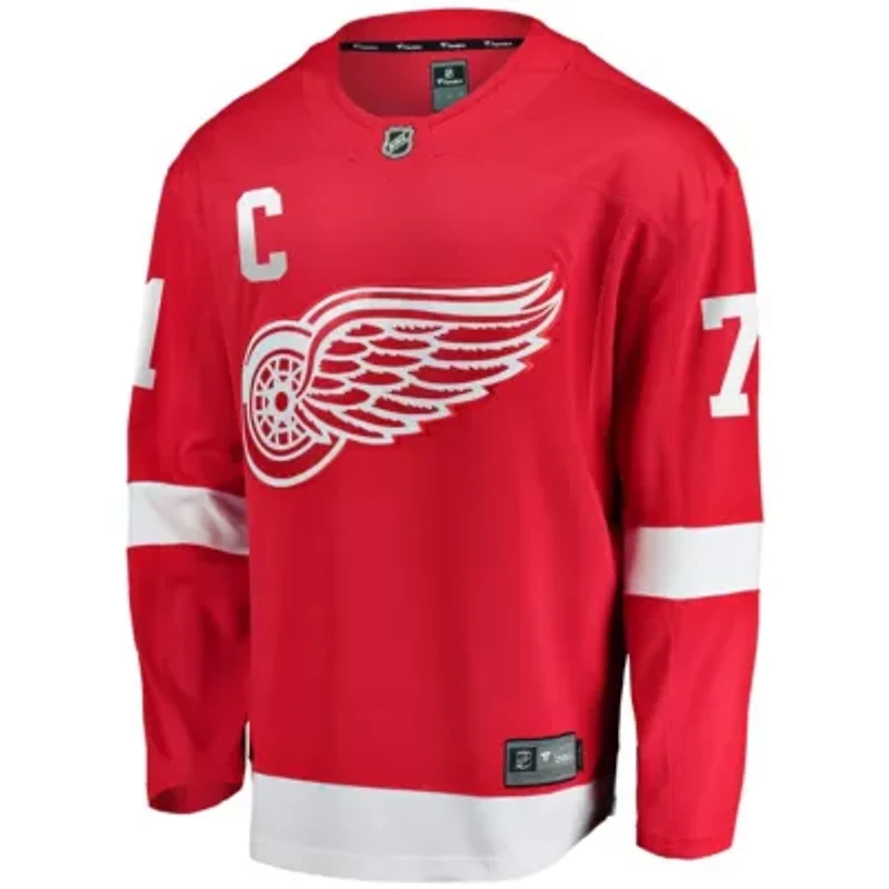 NHL Fanatics Dylan Larkin Detroit Wings 2023/24 Captain Breakaway Player Jersey