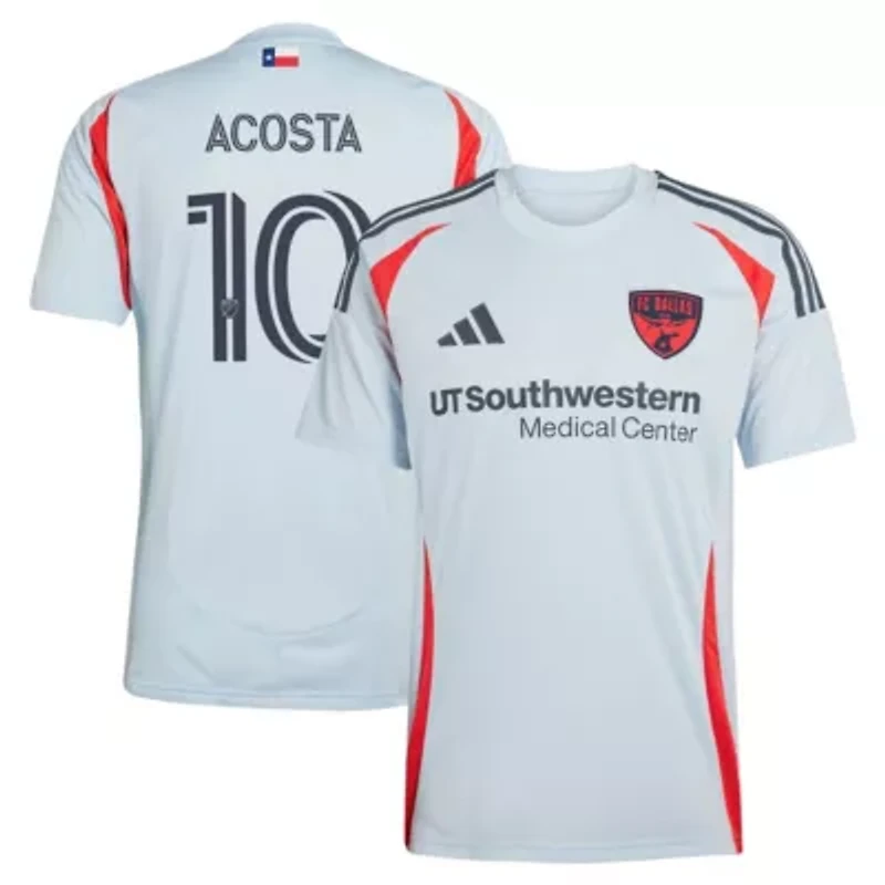 MLS Luciano Acosta Light FC Dallas 2025 The Inferno Kit Replica Player Jersey