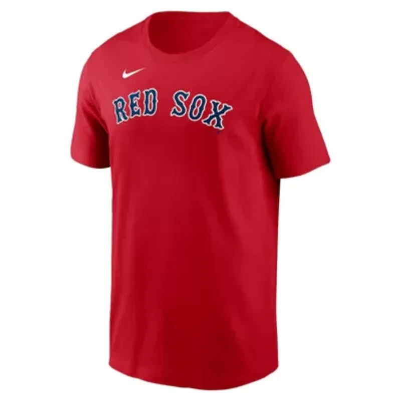 Boston Red Sox MLB Nike Alex Bregman Fuse Name & Number T-Shirt