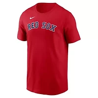 Boston Red Sox MLB Nike Alex Bregman Fuse Name & Number T-Shirt