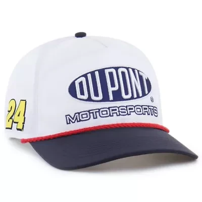NASCAR White/Navy Jeff Gordon brrr° DuPont Rope Hitch Adjustable Hat