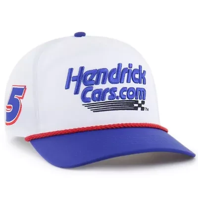 NASCAR White/Royal Kyle Larson brrr° HendrickCars.com Rope Hitch Adjustable Hat