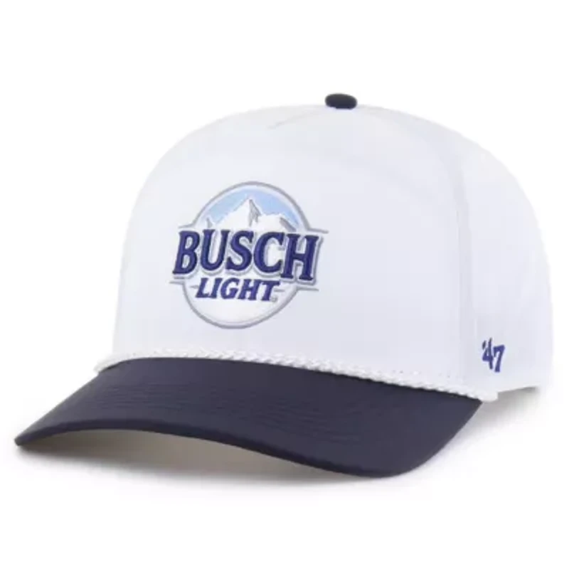 NASCAR White/Navy Ross Chastain brrr° Busch Light Rope Hitch Adjustable Hat