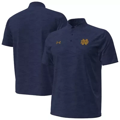 NCAA Under Armour Notre Dame Fighting Irish Drive Jacquard Polo