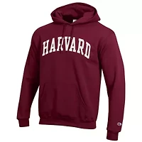 Harvard Crimson NCAA Basic Arch Fleece Pullover Hoodie