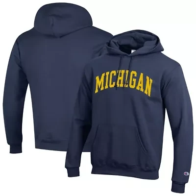 NCAA Michigan Wolverines Basic Arch Fleece Pullover Hoodie