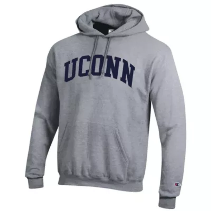 Connecticut Huskies NCAA UConn Basic Arch Fleece Pullover Hoodie
