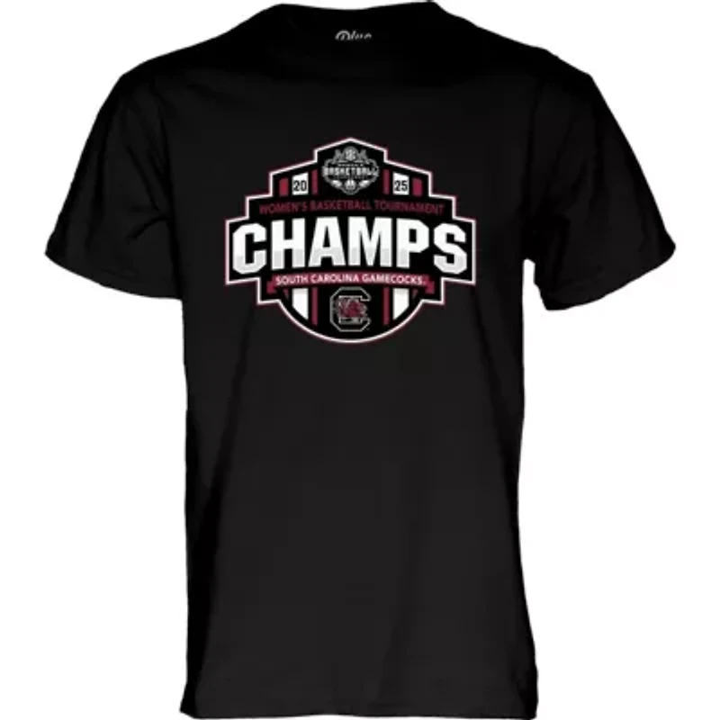 NCAA South Carolina Gamecocks 2025 SEC Basketball Conference Tournament s Locker Room T-Shirt