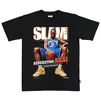 NBA Unisex SLAM Shai Gilgeous-Alexander Oklahoma City Thunder February/March 2025 Cover Graphic T-Shirt