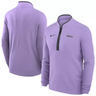 NCAA Nike Kansas State Wildcats Basketball Victory Dri-FIT Half-Zip Pullover