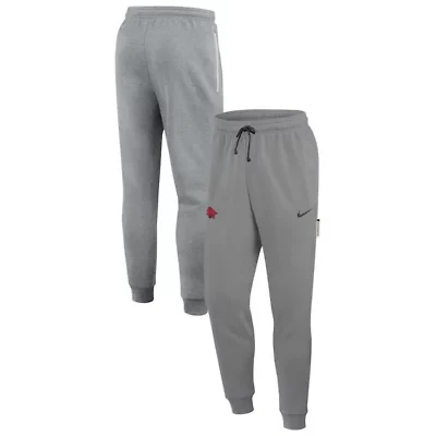 NCAA Nike Heather Arkansas Razorbacks Basketball Practice Dri-FIT Taper Sweatpants