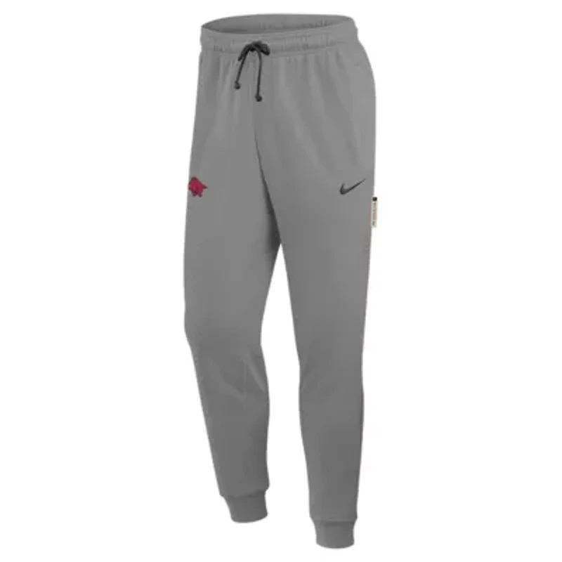 NCAA Nike Heather Arkansas Razorbacks Basketball Practice Dri-FIT Taper Sweatpants