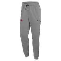 NCAA Nike Heather Arkansas Razorbacks Basketball Practice Dri-FIT Taper Sweatpants