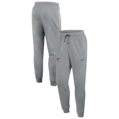 NCAA Nike Heather Virginia Tech Hokies Basketball Practice Dri-FIT Taper Sweatpants