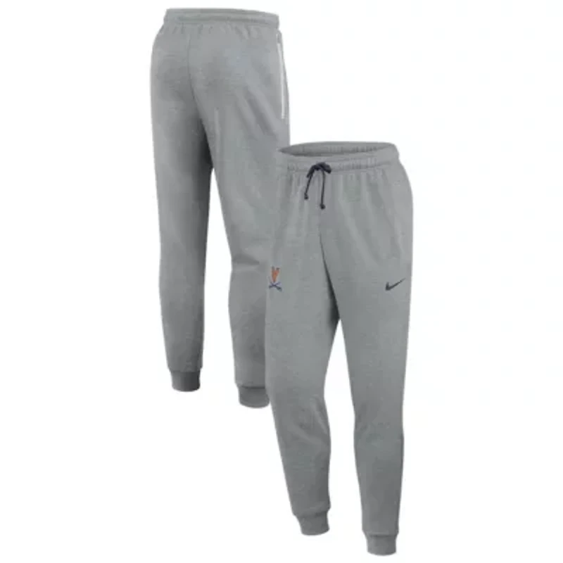 NCAA Nike Heather Virginia Cavaliers Basketball Practice Dri-FIT Taper Sweatpants