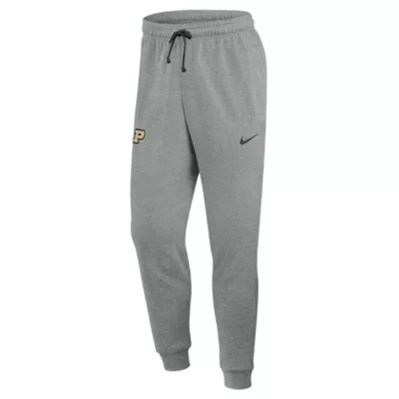 NCAA Nike Heather Purdue Boilermakers Basketball Practice Dri-FIT Taper Sweatpants