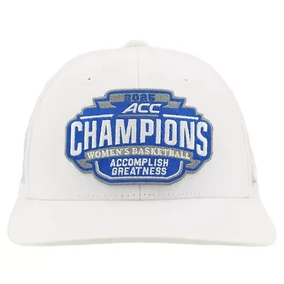 Duke Blue Devils NCAA Unisex Duke Devils 2025 ACC Basketball Conference Tournament s Locker Room Trucker Adjustable Hat