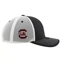 NCAA Unisex Black/White South Carolina Gamecocks 2025 SEC Basketball Conference Tournament s Locker Room Trucker Adjustable Hat