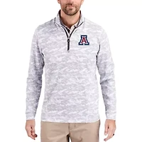 NCAA Arizona Wildcats Traverse Stretch Eco DryTec Tri-Blend Quarter-Zip Pullover