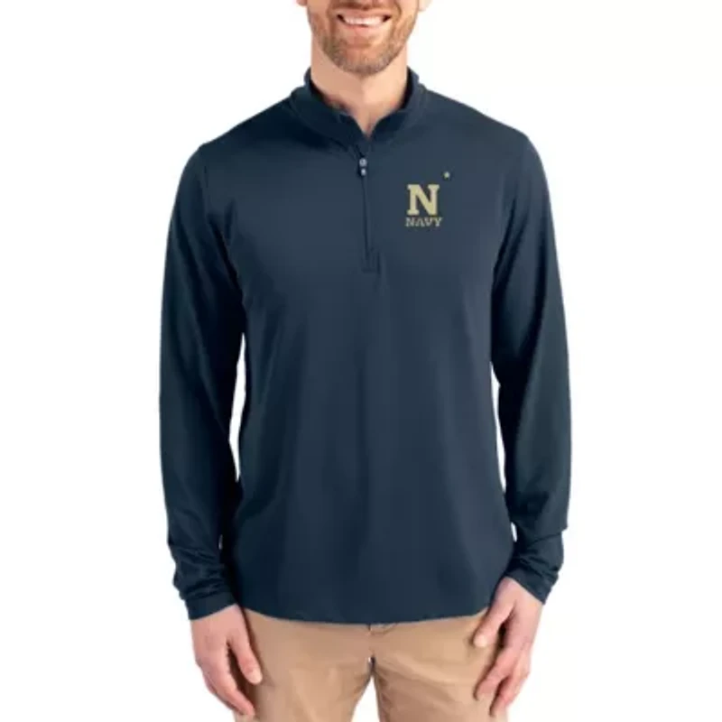 Navy Midshipmen NCAA Virtue DryTec Quarter-Zip Pullover