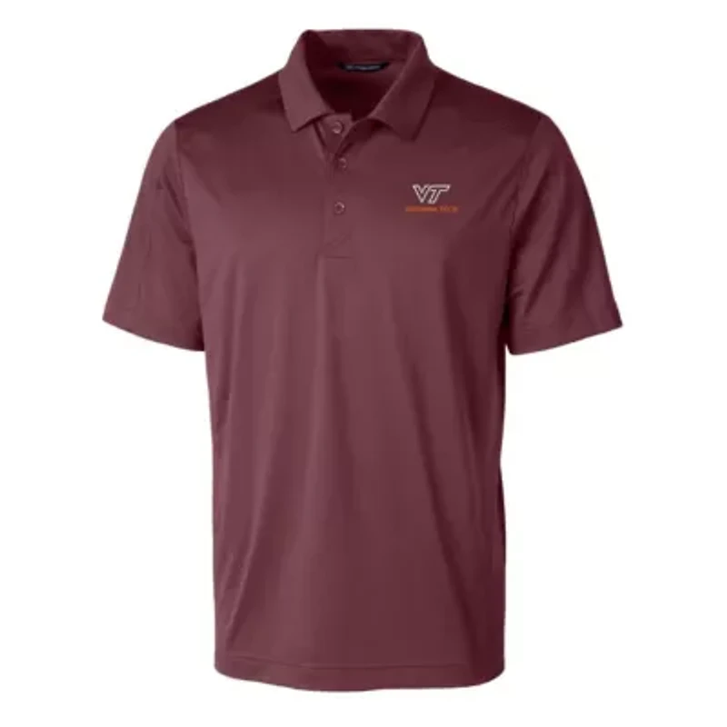 NCAA Virginia Tech Hokies Prospect Eco Textured Stretch Recycled Polo
