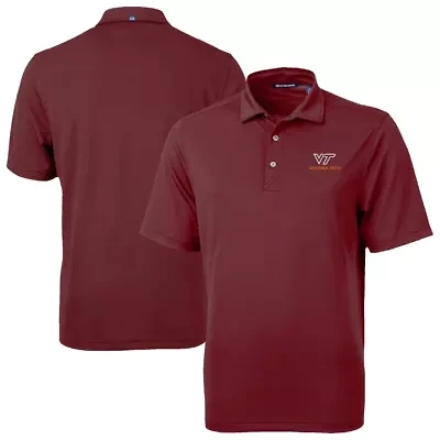 NCAA Virginia Tech Hokies Virtue Eco Pique Recycled Polo