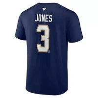 NHL Fanatics Seth Jones Florida Panthers Authentic Stack Name & Number T-Shirt