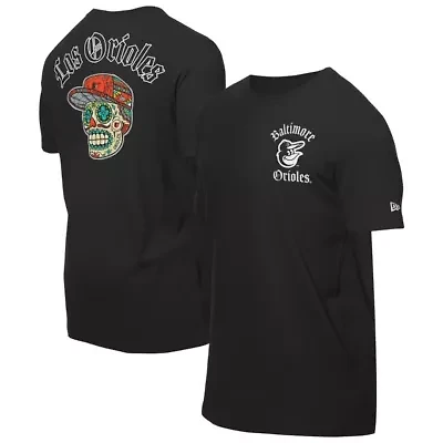 MLB Baltimore Orioles Sugar Skulls T-Shirt