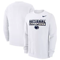 NCAA Nike Penn State Nittany Lions 2025 Wrestling National s Club Fleece Pullover Sweatshirt