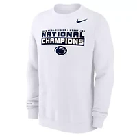 NCAA Nike Penn State Nittany Lions 2025 Wrestling National s Club Fleece Pullover Sweatshirt