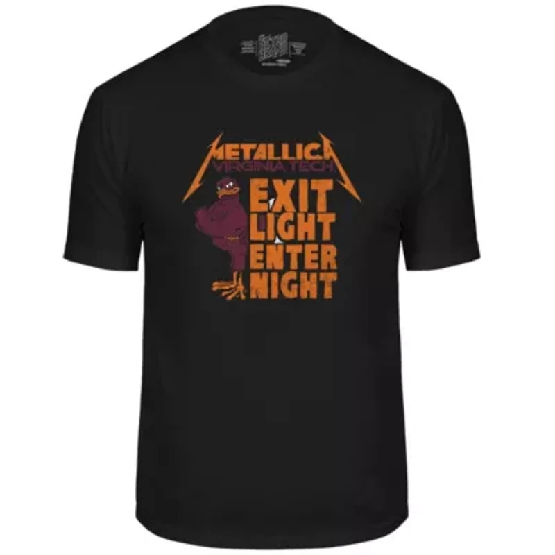 NCAA Virginia Tech Hokies Metallica Retro T-Shirt