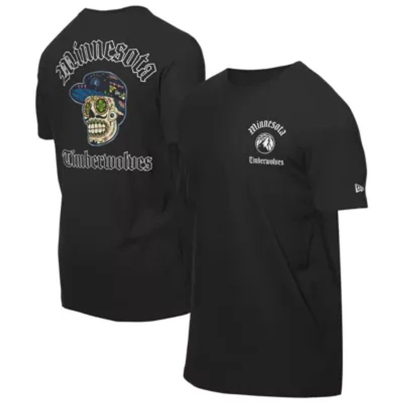 NBA Minnesota Timberwolves Sugar Skulls T-Shirt