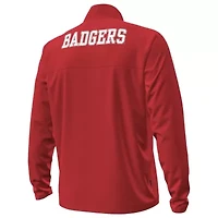 NCAA Under Armour Wisconsin Badgers 1980 Throwback Game Quarter-Zip Sweatshirt