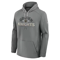 NHL Fanatics Vegas Golden Knights 2025 Stanley Cup Playoffs Authentic Pro Rink Fly Fleece Pullover Hoodie