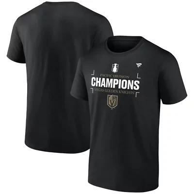 NHL Fanatics Vegas Golden Knights 2025 Pacific Division s T-Shirt