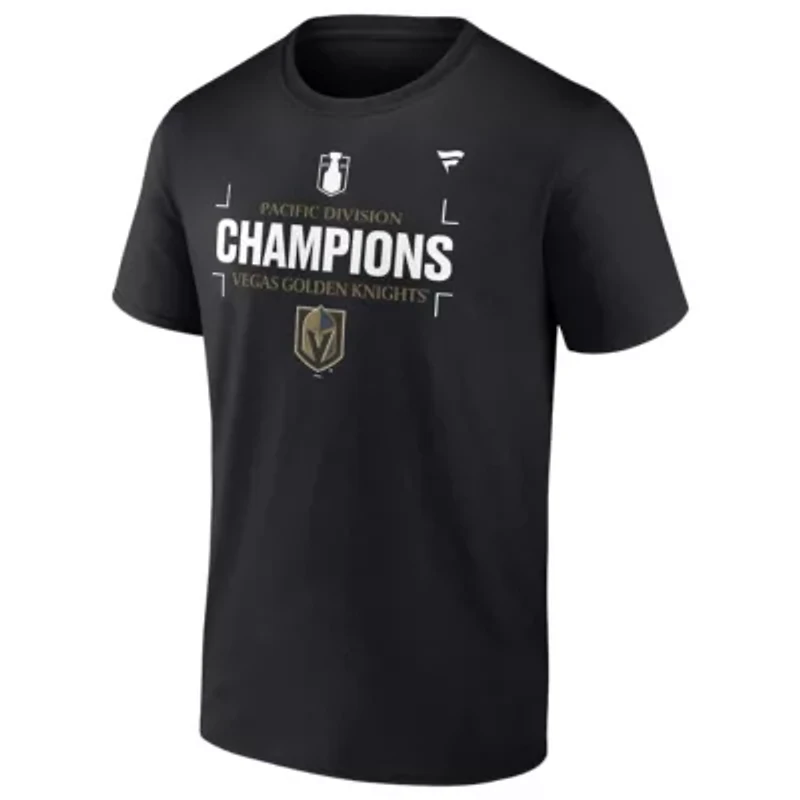 NHL Fanatics Vegas Golden Knights 2025 Pacific Division s T-Shirt