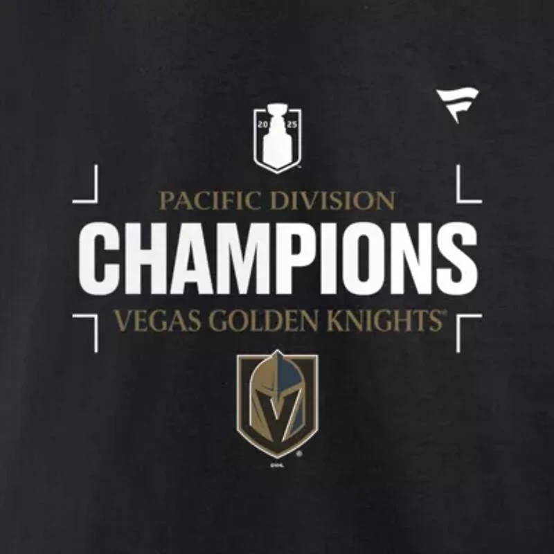 NHL Fanatics Vegas Golden Knights 2025 Pacific Division s T-Shirt