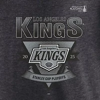 NHL Fanatics Los Angeles Kings 2025 Stanley Cup Playoffs Crossbar Tri-Blend T-Shirt
