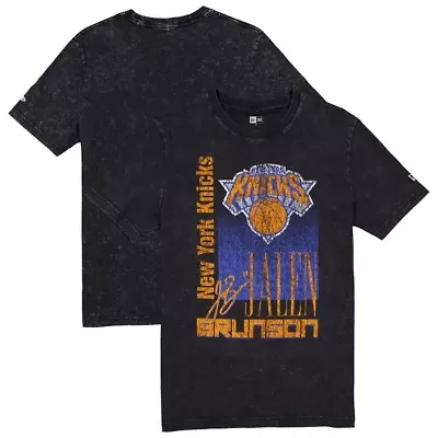 NBA Jalen Brunson New York Knicks Full Court Press Mineral Wash Player T-Shirt