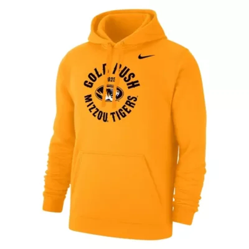 NCAA Nike Missouri Tigers 2025 Rush Club Fleece Hoodie