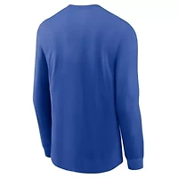 NCAA Nike Air Force Falcons 2025 Courtside Basketball Shootaround Dri-FIT Long Sleeve T-Shirt