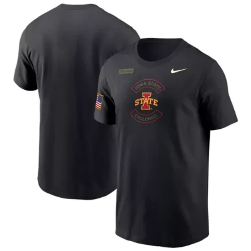 NCAA Nike Iowa State Cyclones 2025 Military Appreciation Dri-FIT T-Shirt