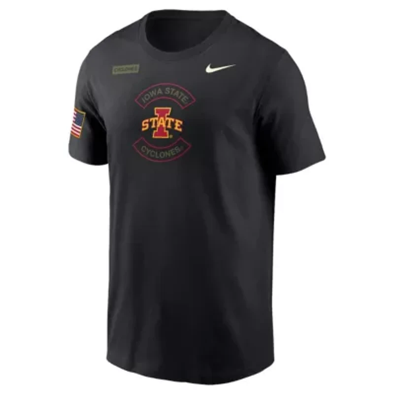 NCAA Nike Iowa State Cyclones 2025 Military Appreciation Dri-FIT T-Shirt