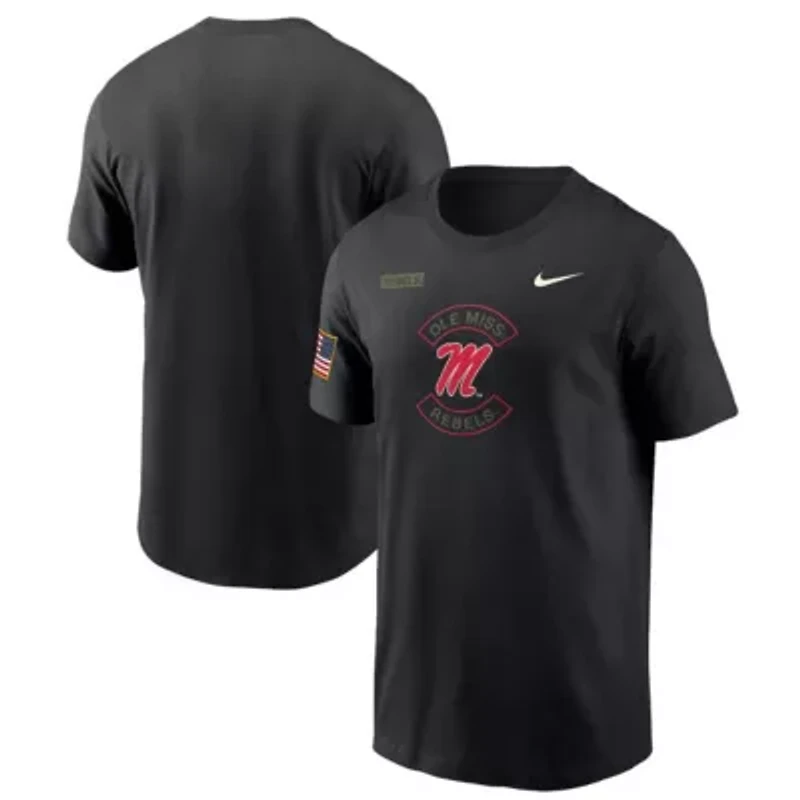 NCAA Nike Ole Miss Rebels 2025 Military Appreciation Dri-FIT T-Shirt