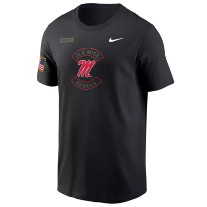 NCAA Nike Ole Miss Rebels 2025 Military Appreciation Dri-FIT T-Shirt