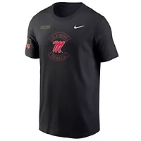 NCAA Nike Ole Miss Rebels 2025 Military Appreciation Dri-FIT T-Shirt