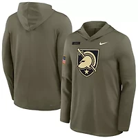 Army Black Knights NCAA Nike 2025 Military Appreciation Dri-FIT Long Sleeve Hoodie T-Shirt