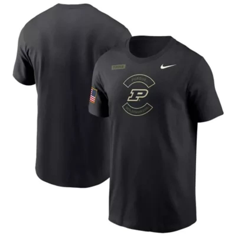 NCAA Nike Purdue Boilermakers 2025 Military Appreciation Dri-FIT T-Shirt